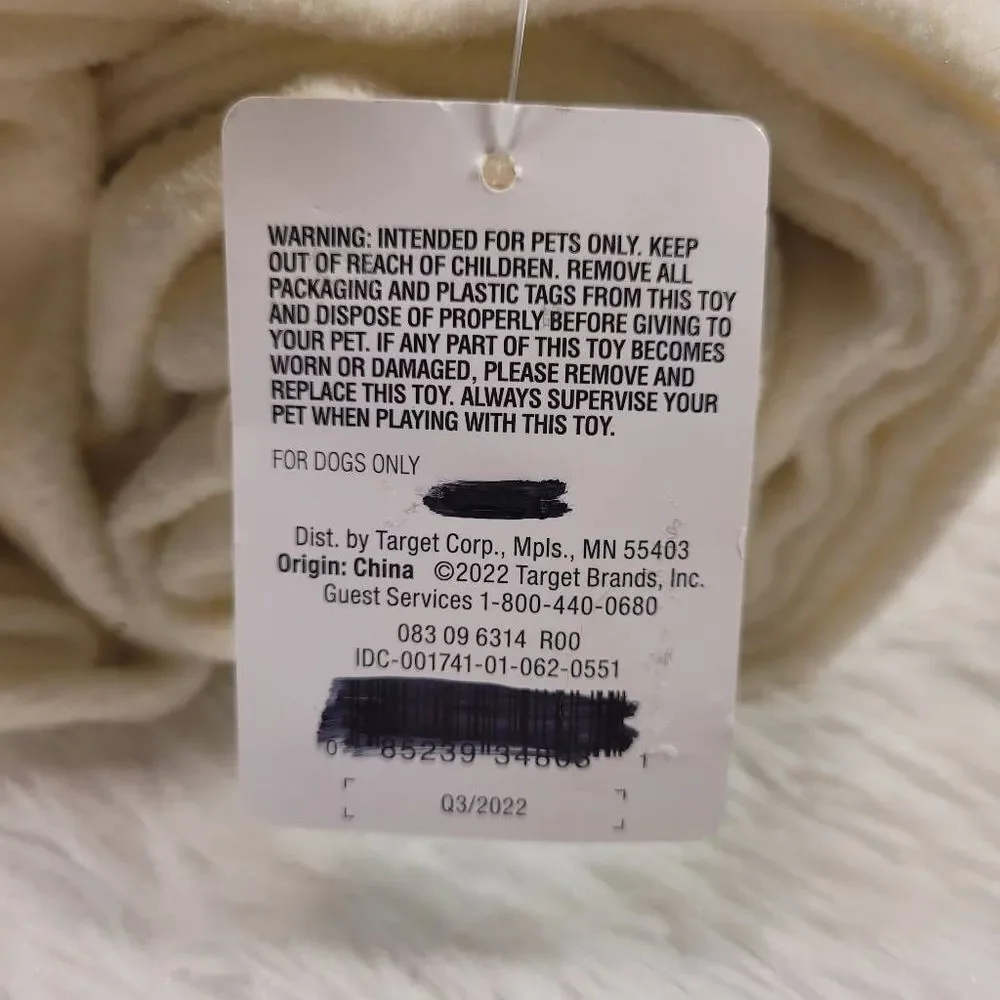 Boots & Barkley Blanket & Plush Bone Toy Set- NWT